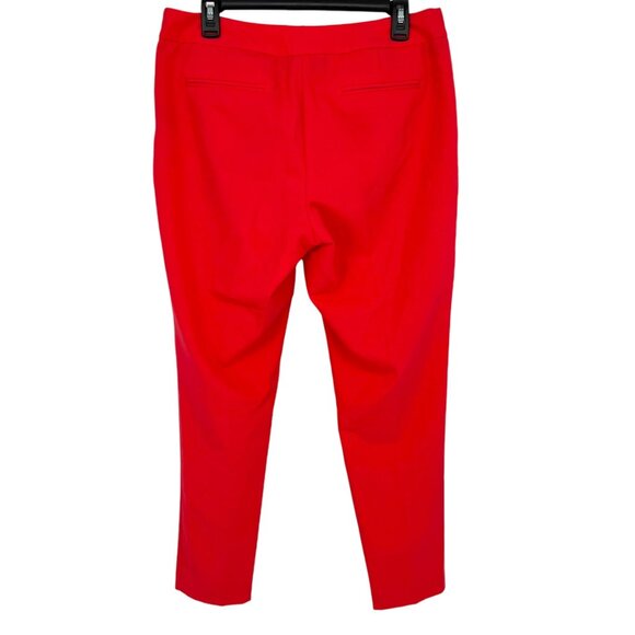 Worthington Flat Front Ankle Pants Salmon Bright Pink Size 8 - Picture 5 of 8